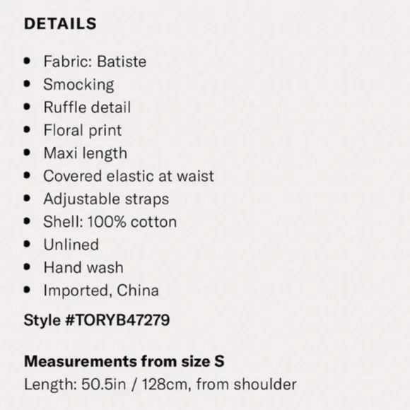 Tory Burch Orange Colorful Smocked Floral Sun Dress - Picture 7 of 7